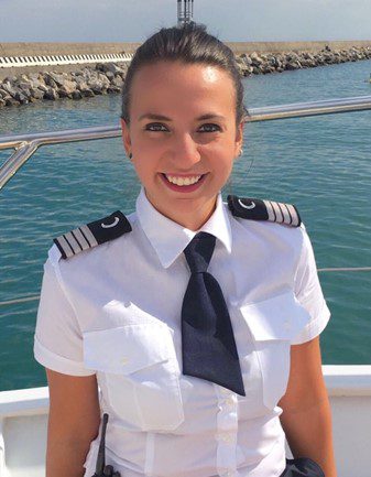Yacht Stewardess Portrait